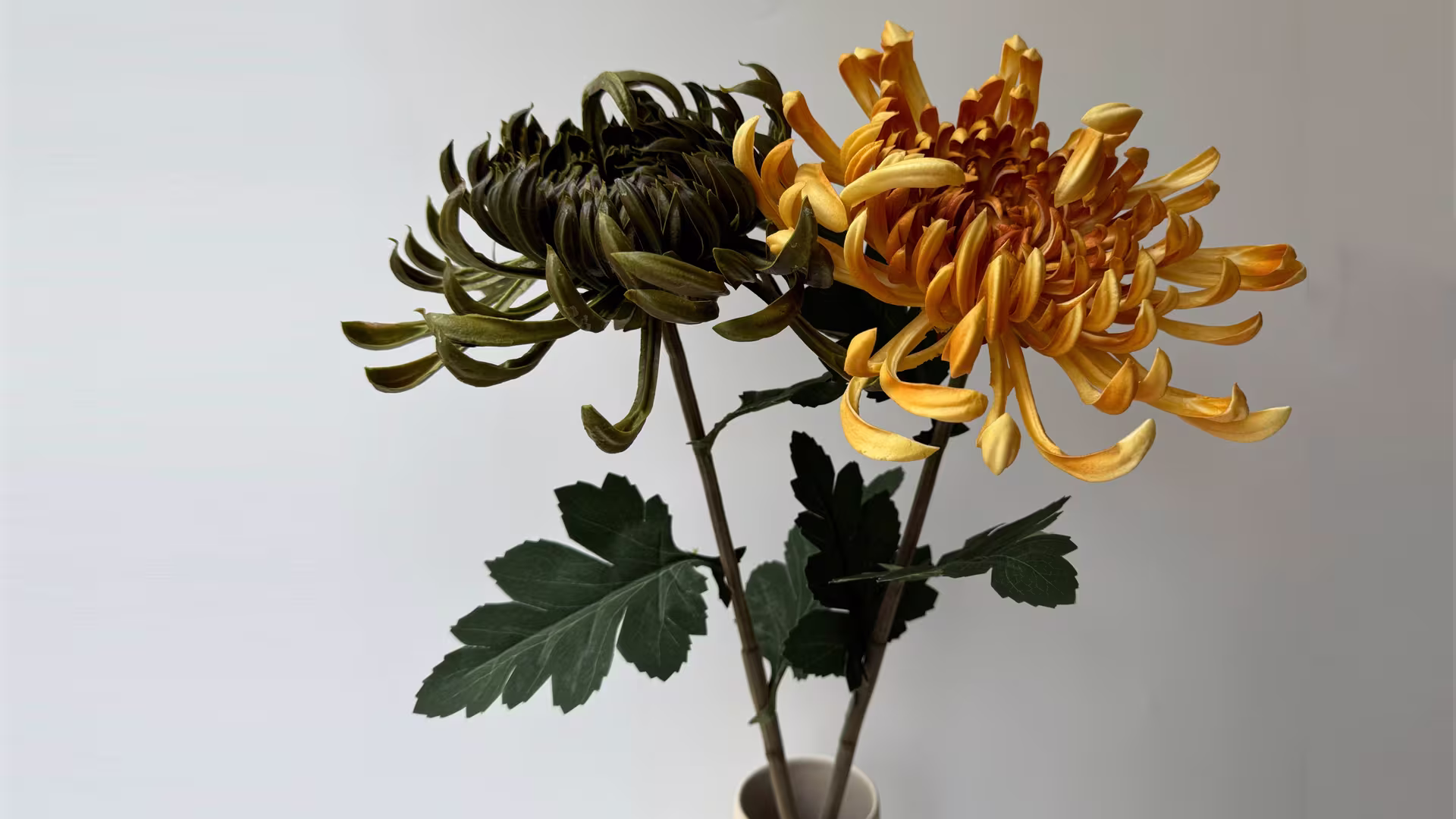 Artificial Single Stem Real Touch Chrysanthemum Flower