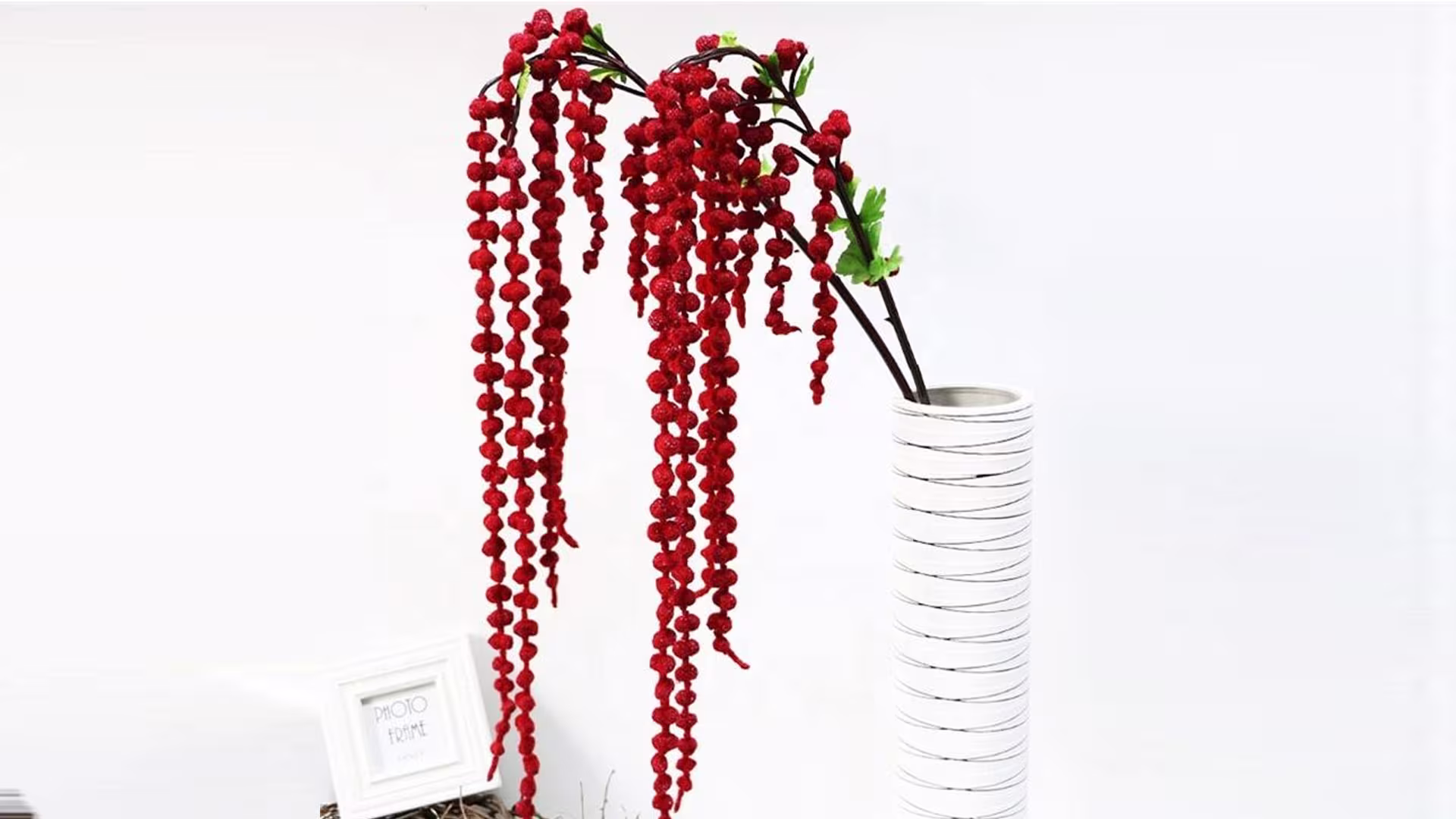 Amaranthus Plant Greenery Hanging Foliage Artificial Foam Greenery