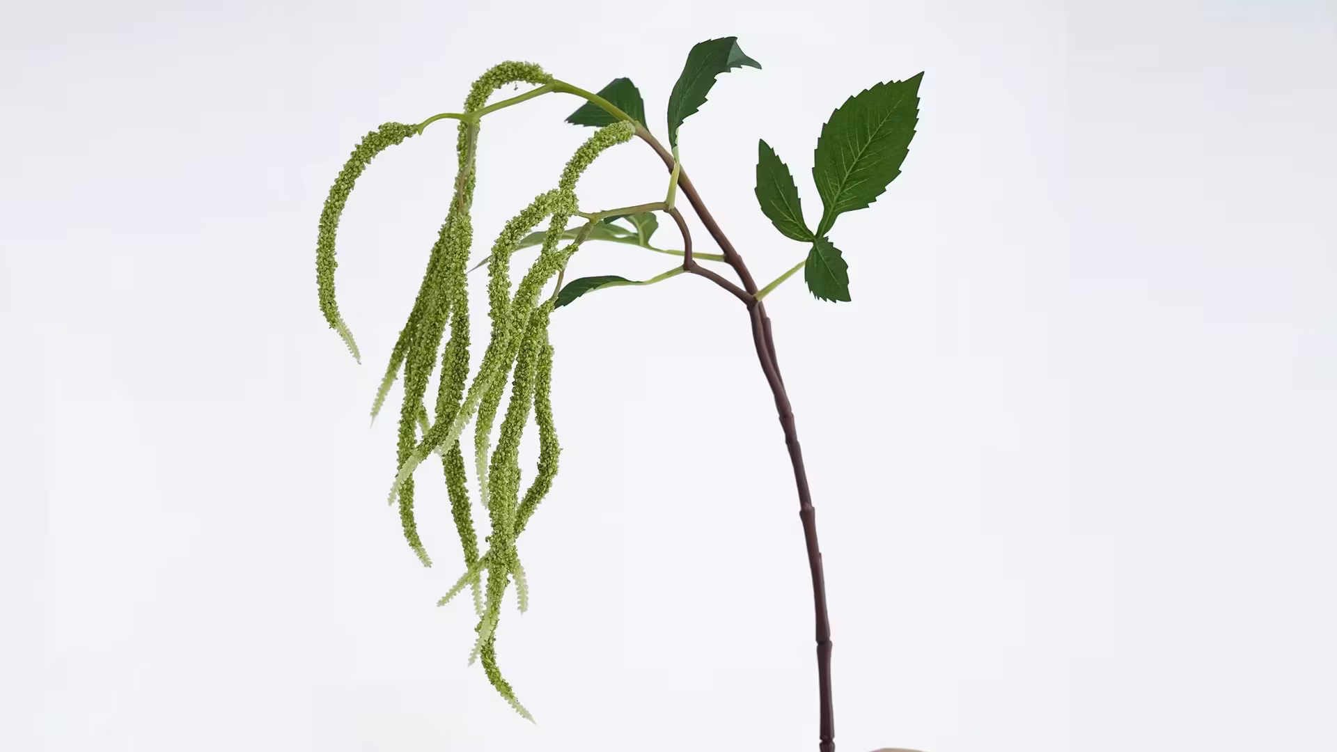 White Green Artificial Amaranthus hanging Plants 