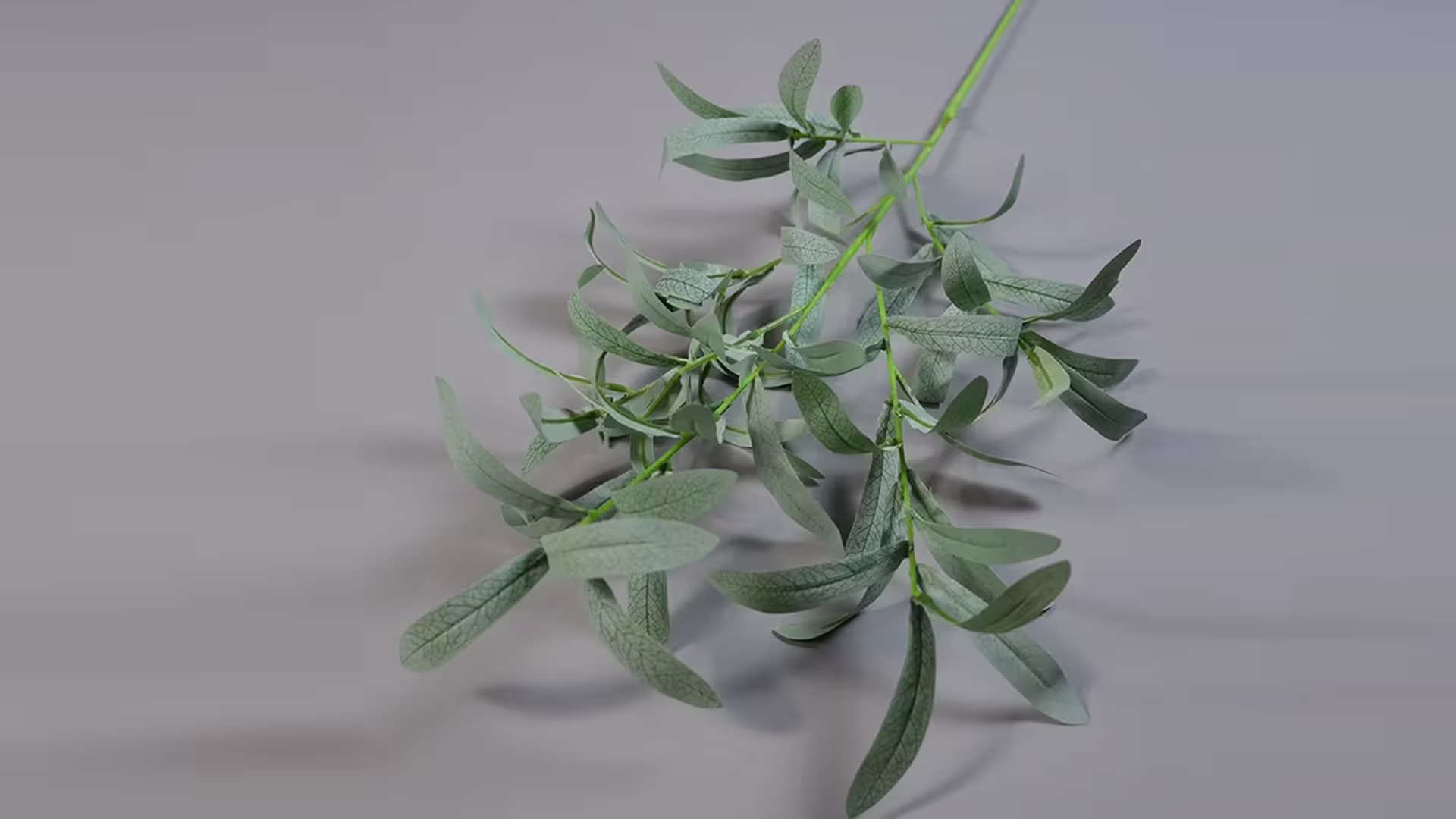 Artificial Olive Leaves Greenery Silk Eucalyptus 