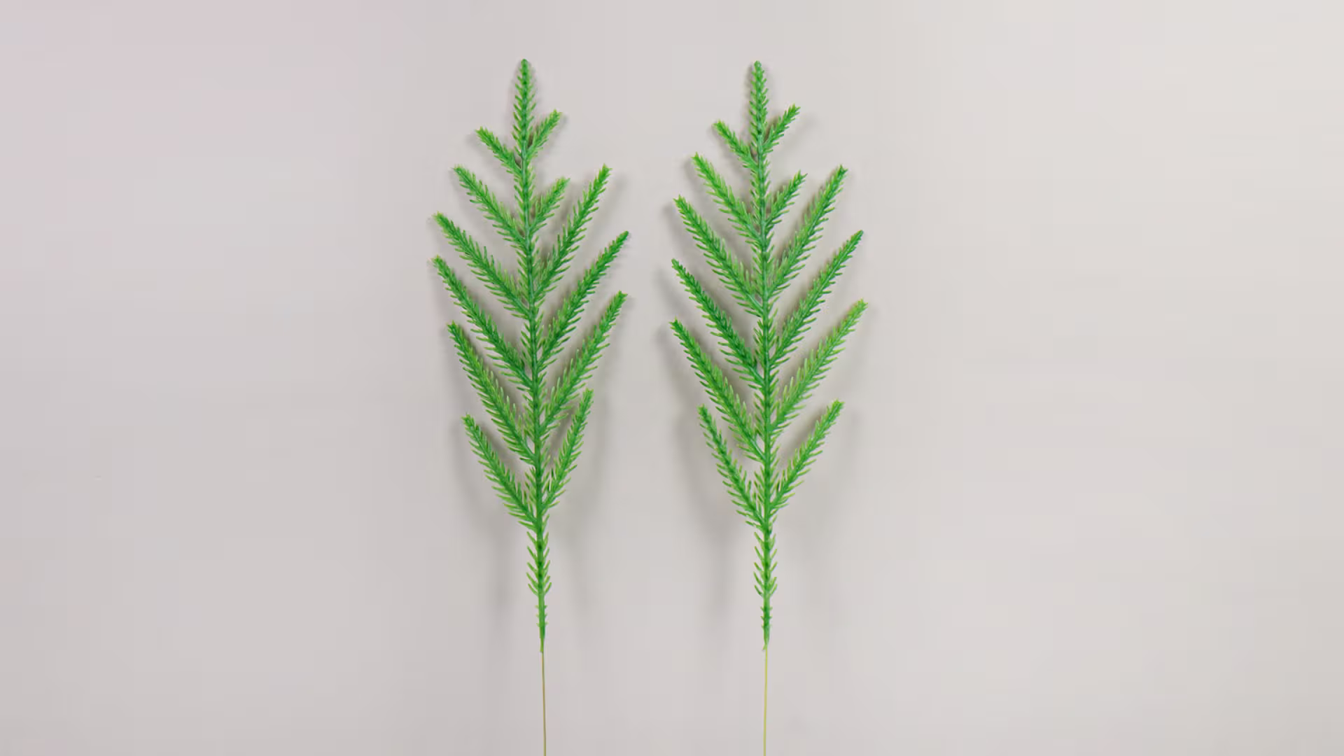 Single Pine Leaves Real Touch Artificial pine cone needle branch