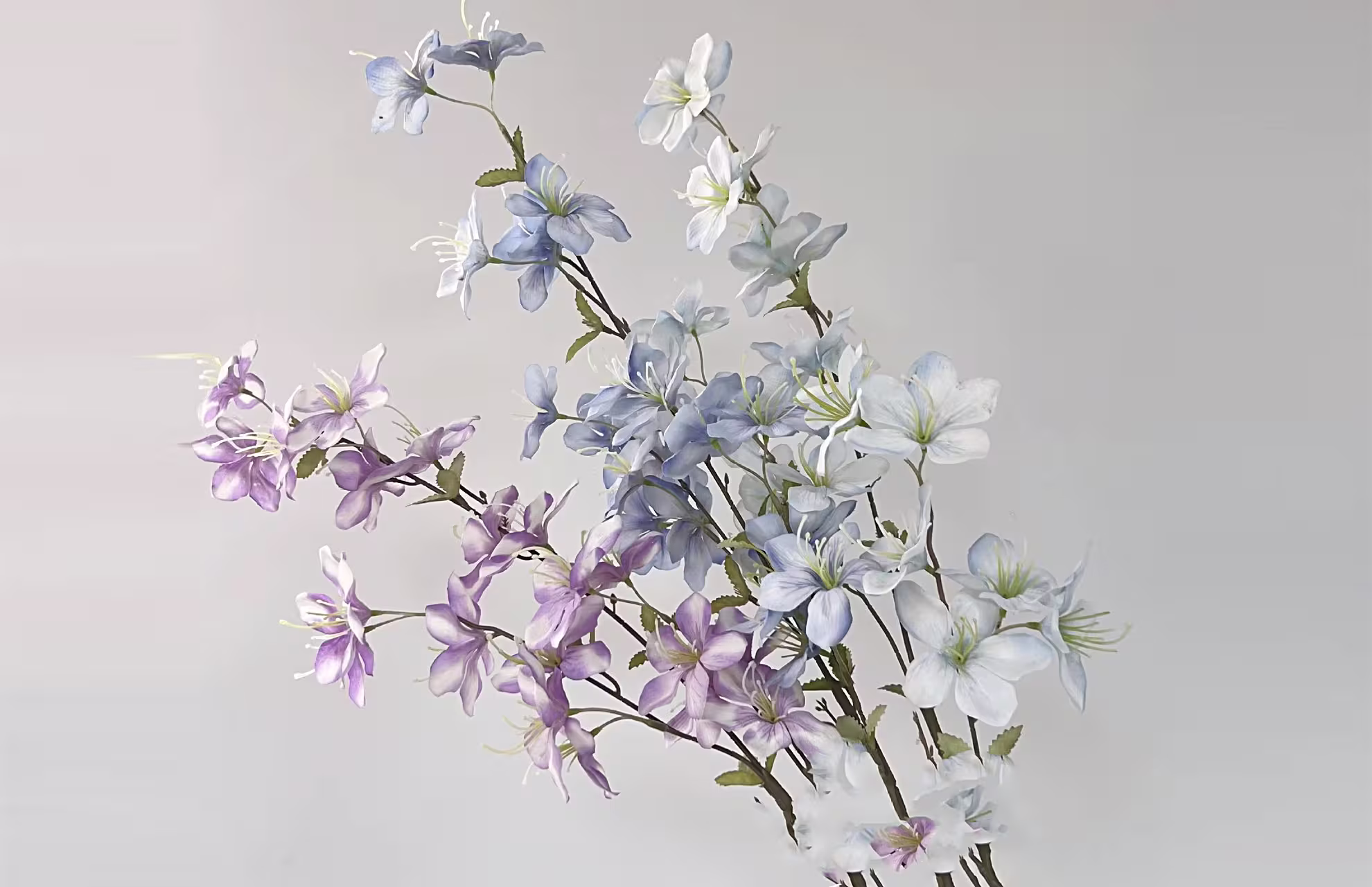 Silk Simulation jasmine flower decor Flower 3-Forked